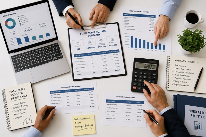 Fixed Asset Register Maintenance