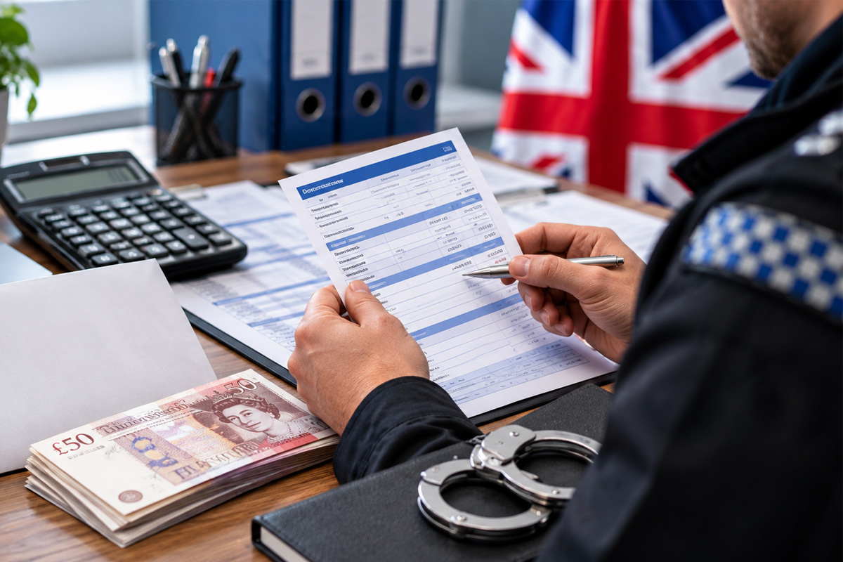 HMRC Payroll Management UK: A Complete Guide for UK Businesses 1 HMRC payroll compliance checks with payslip and payroll documents