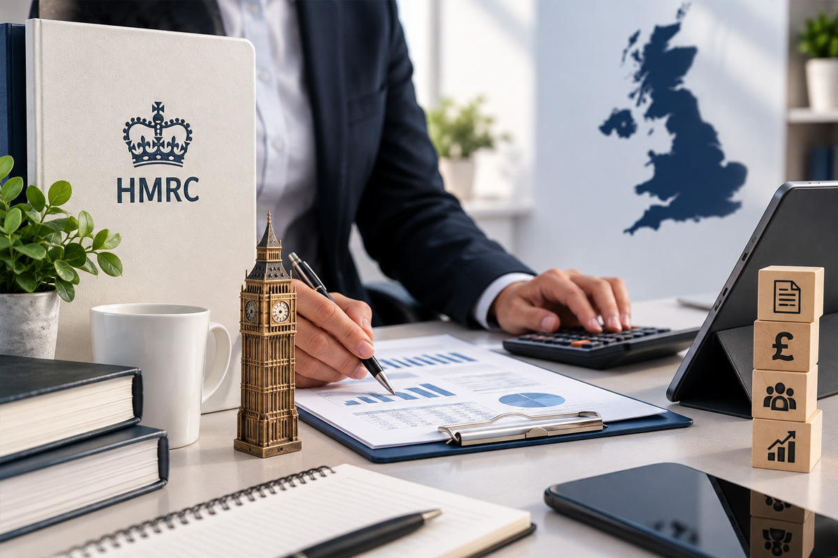 UK VAT compliance accounting support with HMRC documents and financial reports