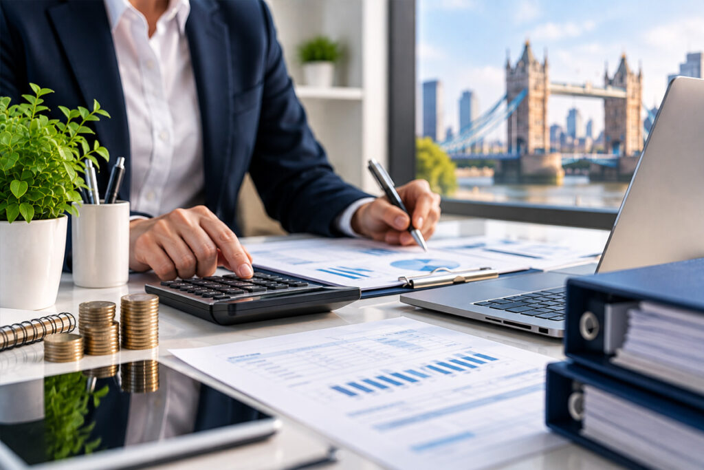 UK payroll accounting support with payroll reports and financial calculations